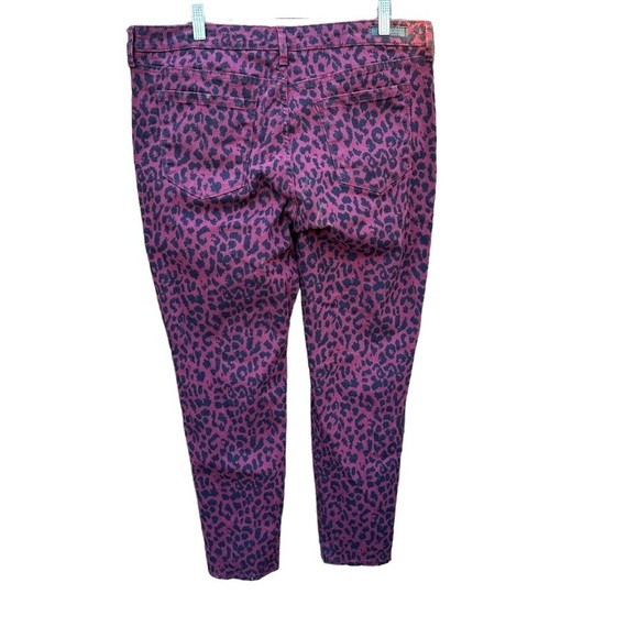 Social Standard by Sanctuary Mid-Rise Ankle Skinny Jeans Womens Size 16 Cheetah - Picture 2 of 5